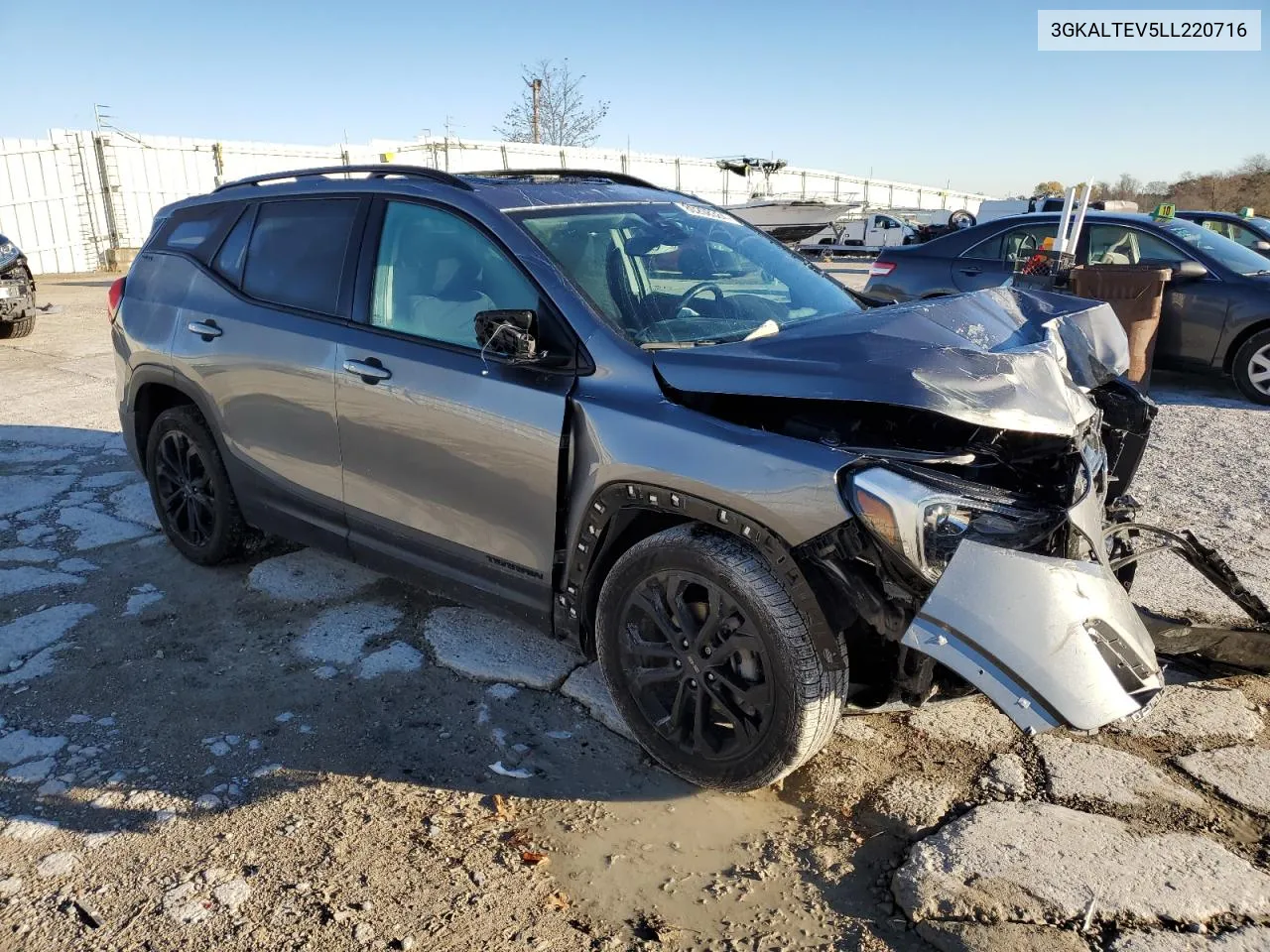 2020 GMC Terrain Sle VIN: 3GKALTEV5LL220716 Lot: 80208384