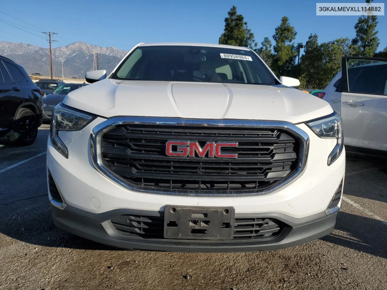 2020 GMC Terrain Sle VIN: 3GKALMEVXLL114882 Lot: 80958984