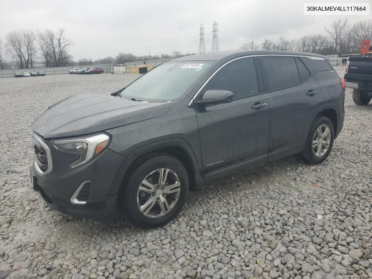 2020 GMC Terrain Sle VIN: 3GKALMEV4LL117664 Lot: 81214354