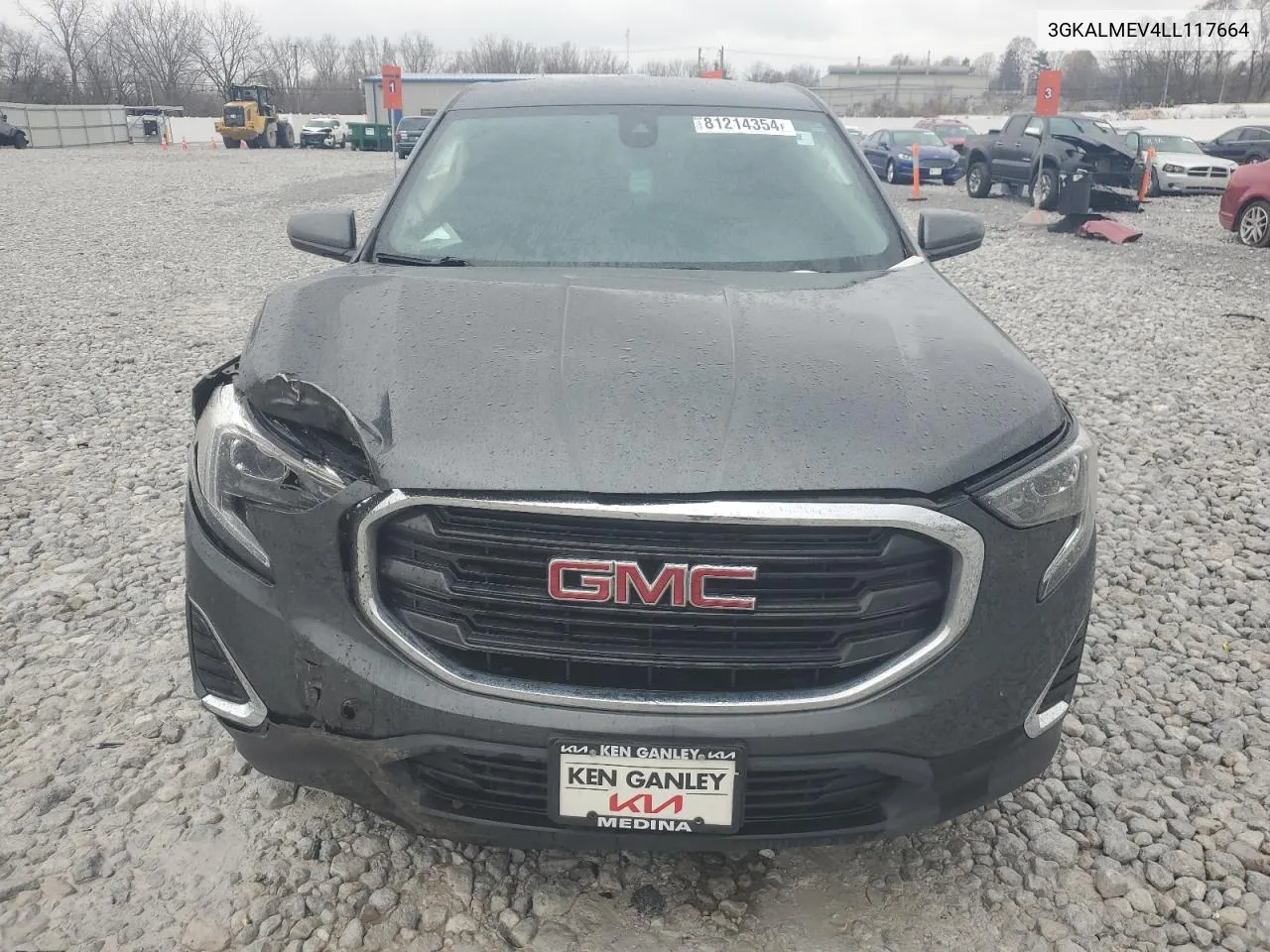 2020 GMC Terrain Sle VIN: 3GKALMEV4LL117664 Lot: 81214354