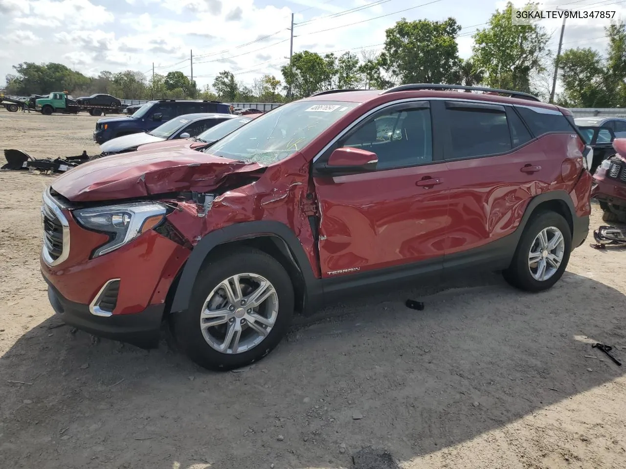 2021 GMC Terrain Sle VIN: 3GKALTEV9ML347857 Lot: 50985044