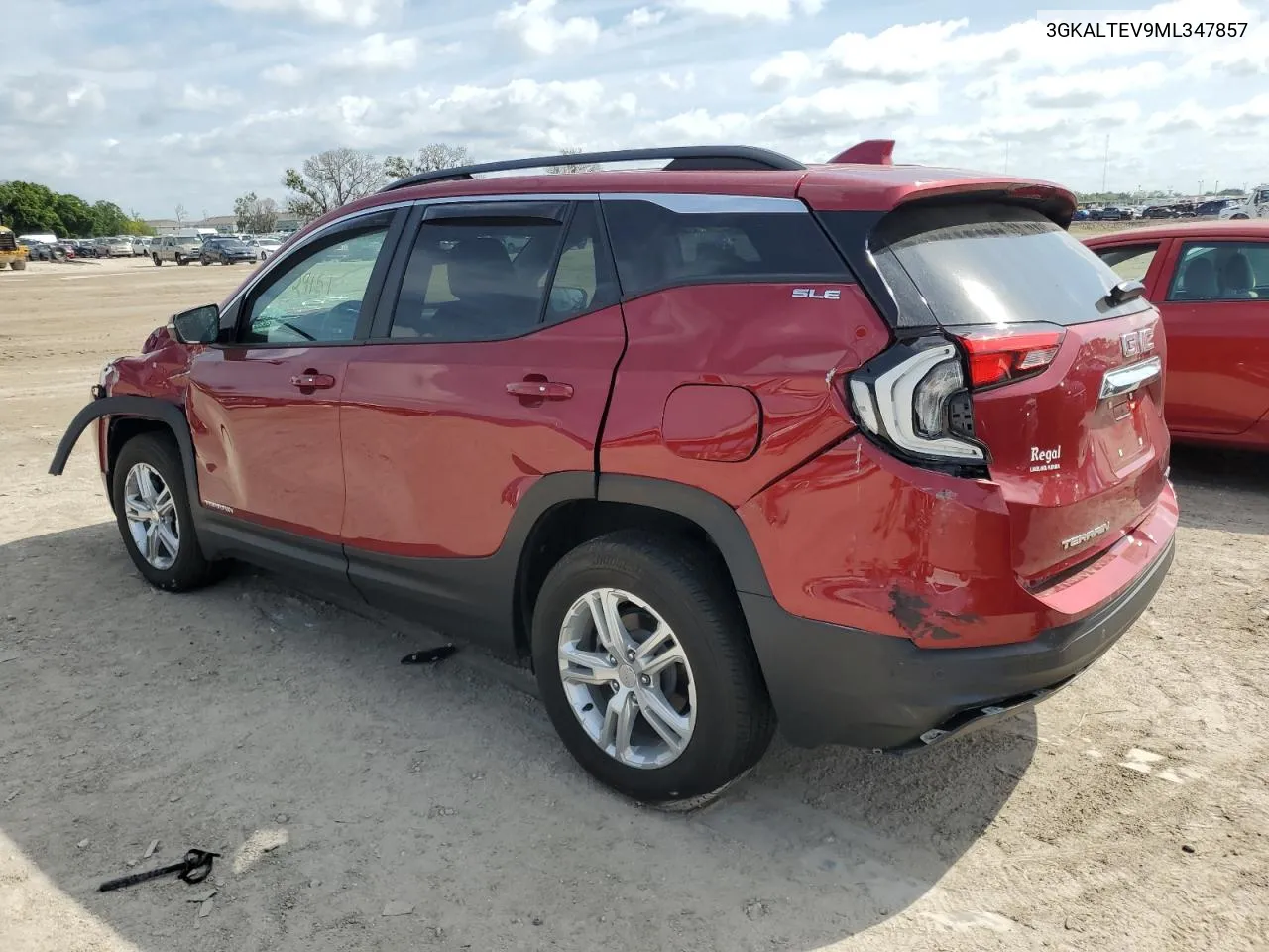 2021 GMC Terrain Sle VIN: 3GKALTEV9ML347857 Lot: 50985044