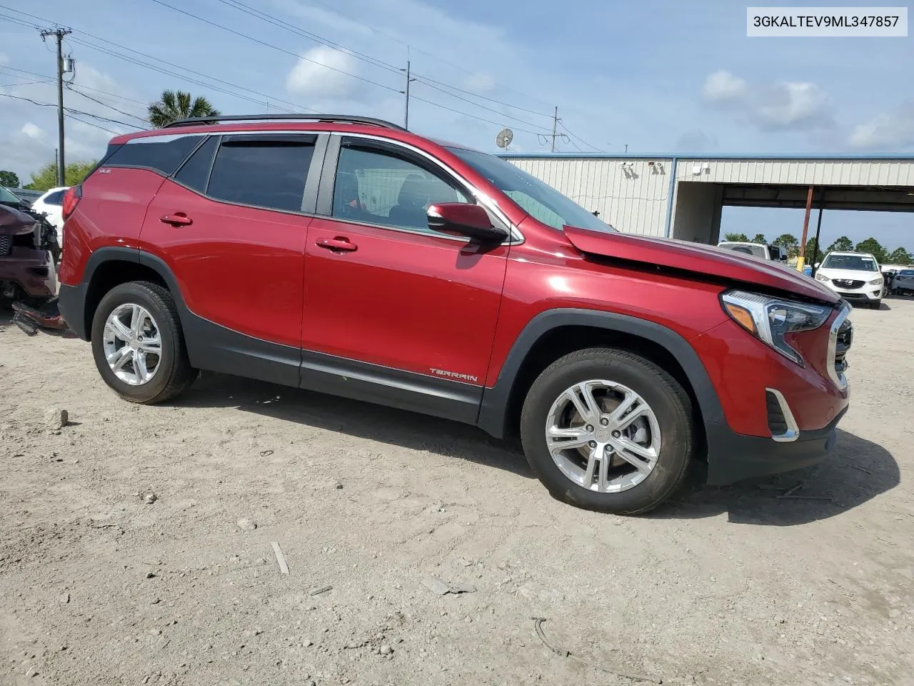 2021 GMC Terrain Sle VIN: 3GKALTEV9ML347857 Lot: 50985044