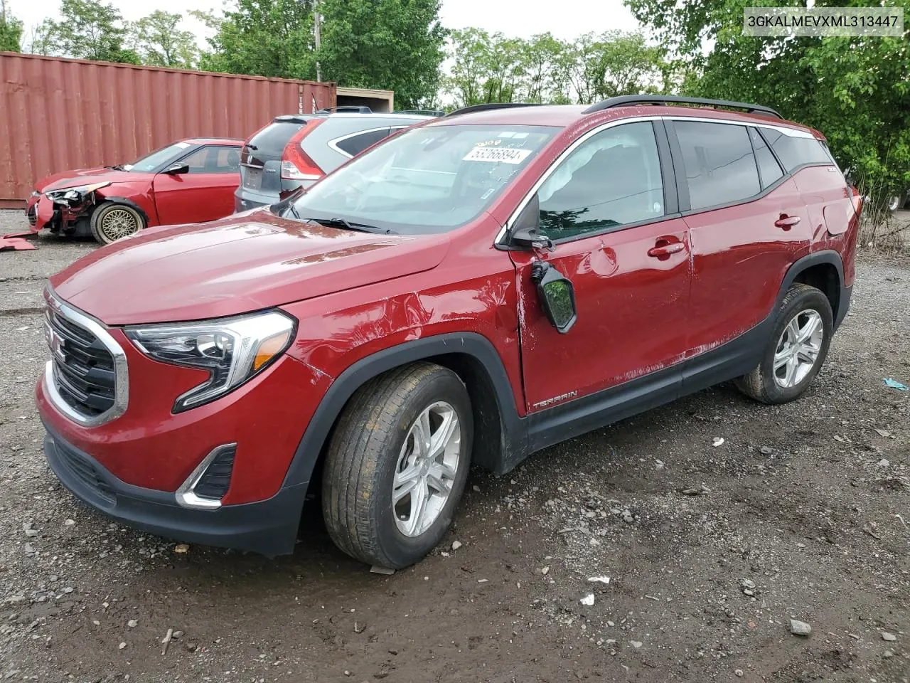 2021 GMC Terrain Sle VIN: 3GKALMEVXML313447 Lot: 53266894