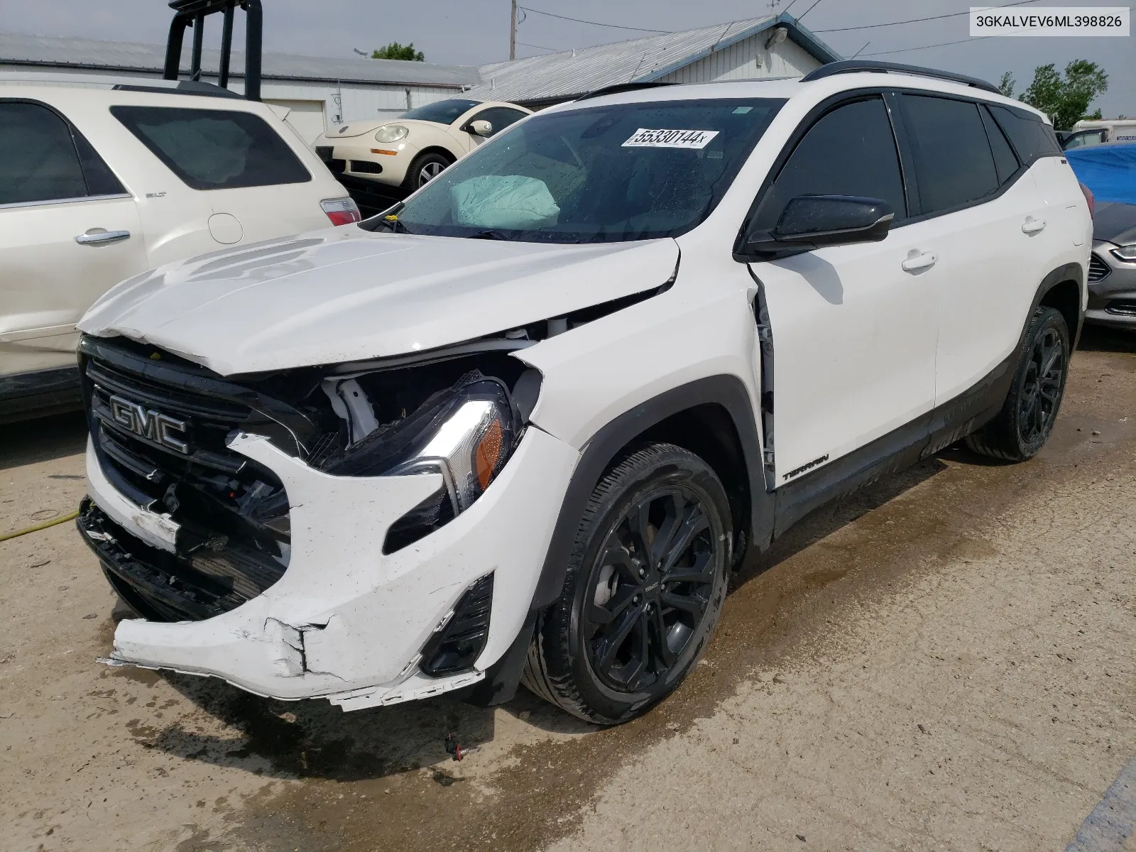 2021 GMC Terrain Slt VIN: 3GKALVEV6ML398826 Lot: 55330144