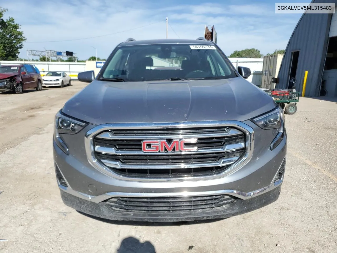 2021 GMC Terrain Slt VIN: 3GKALVEV5ML315483 Lot: 58169234