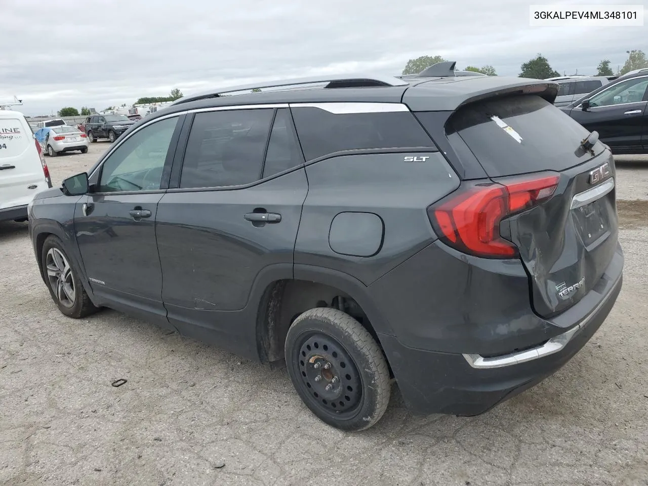 2021 GMC Terrain Slt VIN: 3GKALPEV4ML348101 Lot: 58403524