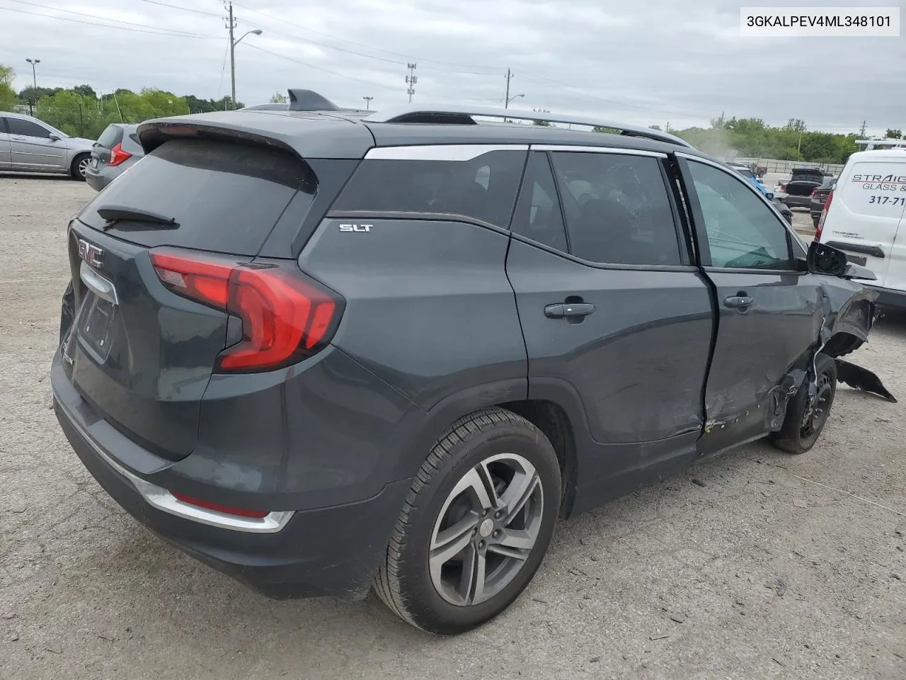 2021 GMC Terrain Slt VIN: 3GKALPEV4ML348101 Lot: 58403524