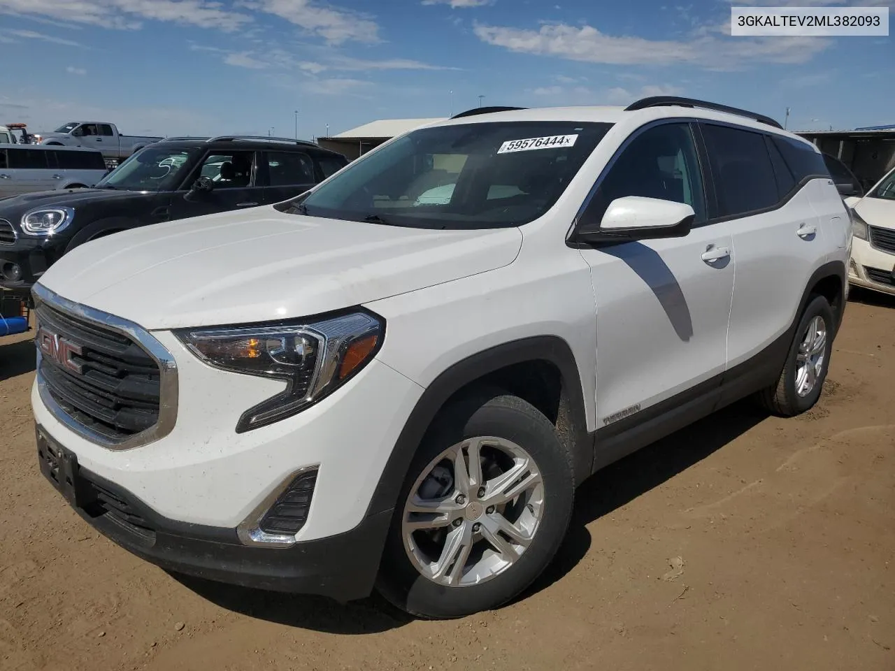 2021 GMC Terrain Sle VIN: 3GKALTEV2ML382093 Lot: 59576444