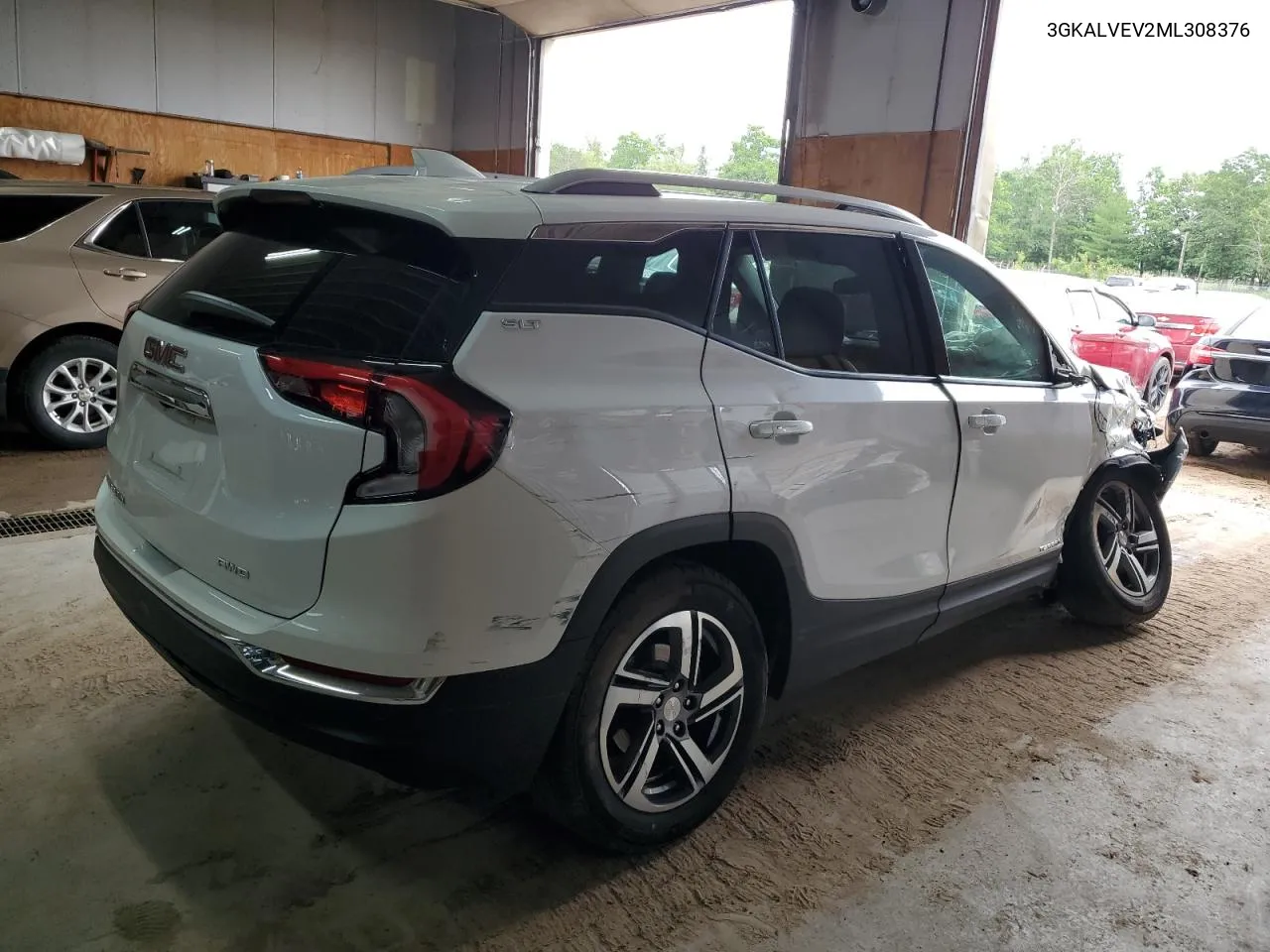 2021 GMC Terrain Slt VIN: 3GKALVEV2ML308376 Lot: 59882764