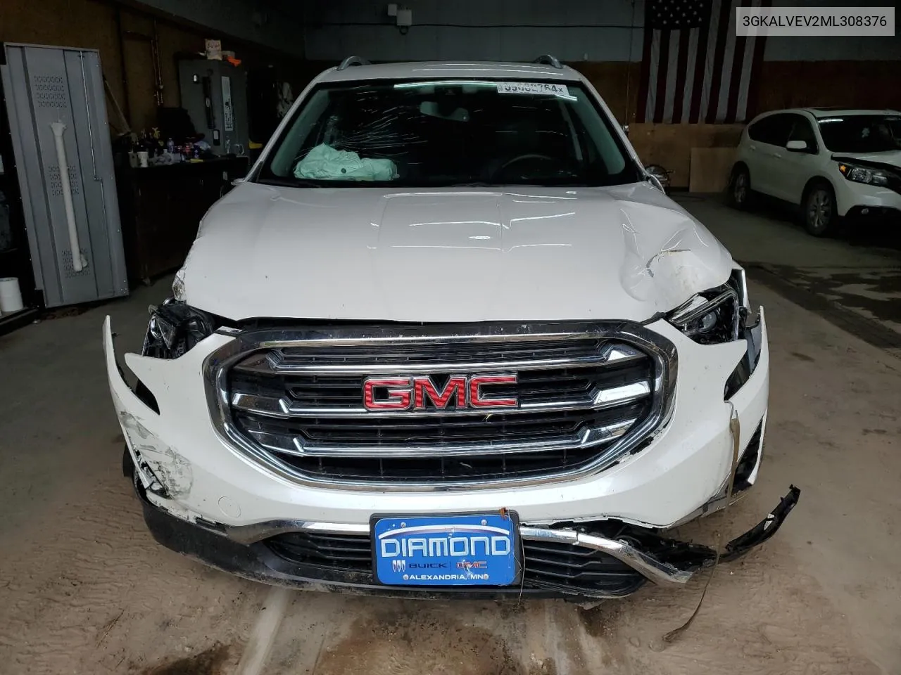 2021 GMC Terrain Slt VIN: 3GKALVEV2ML308376 Lot: 59882764