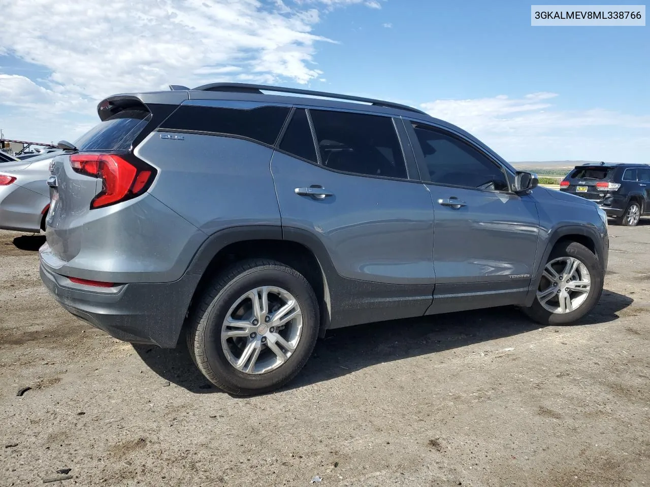 2021 GMC Terrain Sle VIN: 3GKALMEV8ML338766 Lot: 60460304