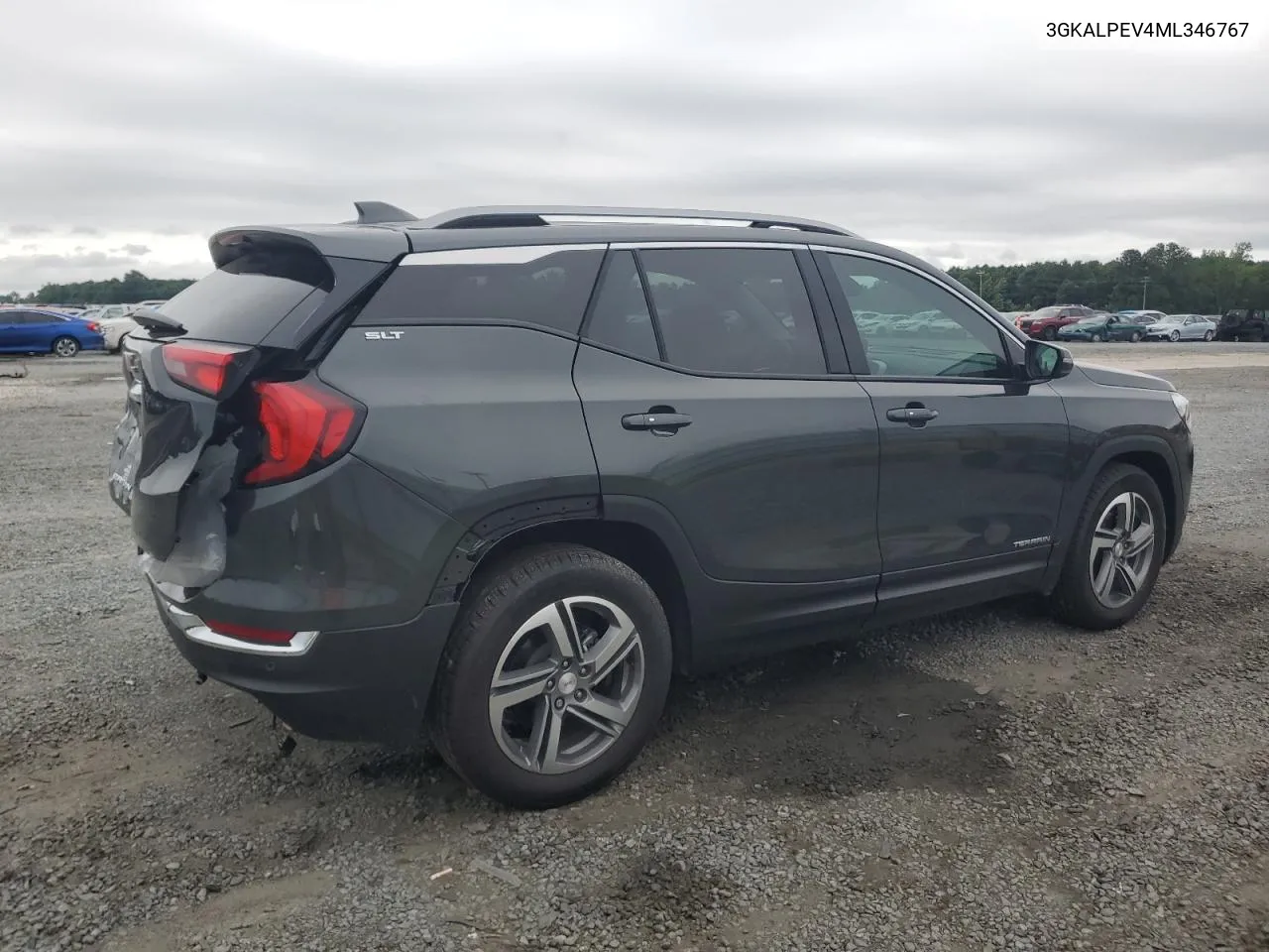 2021 GMC Terrain Slt VIN: 3GKALPEV4ML346767 Lot: 61047184