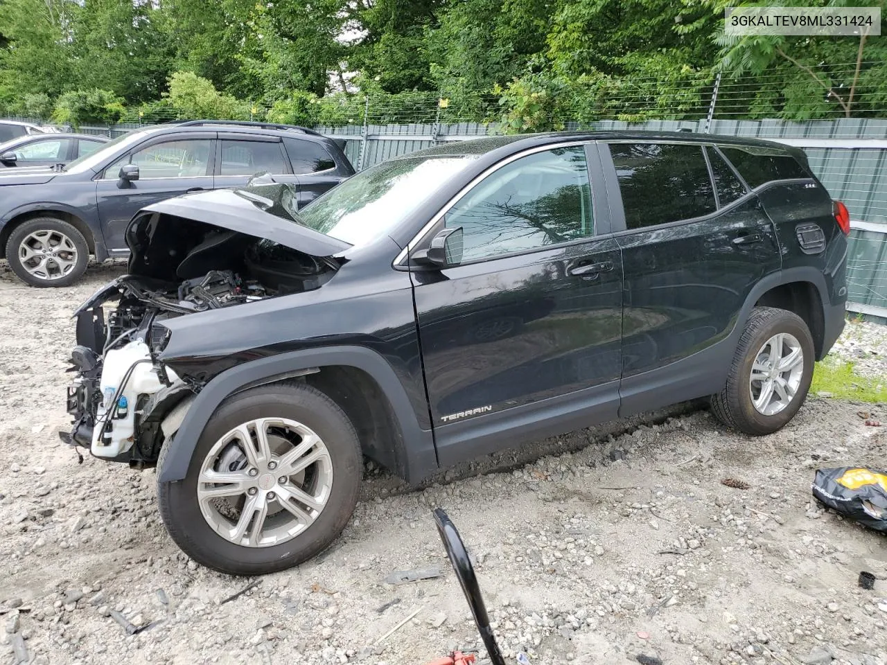 2021 GMC Terrain Sle VIN: 3GKALTEV8ML331424 Lot: 61716814