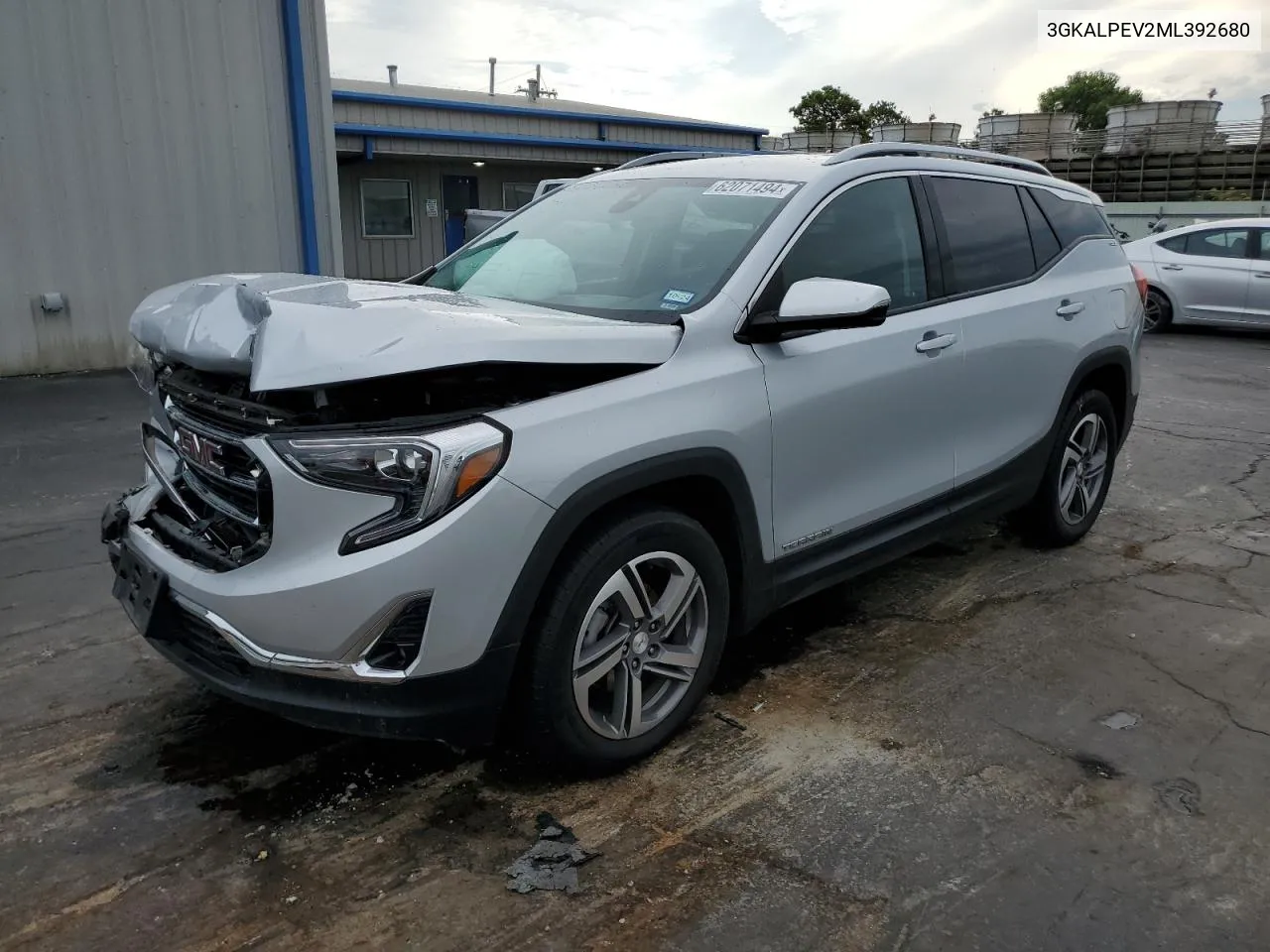 2021 GMC Terrain Slt VIN: 3GKALPEV2ML392680 Lot: 62071494