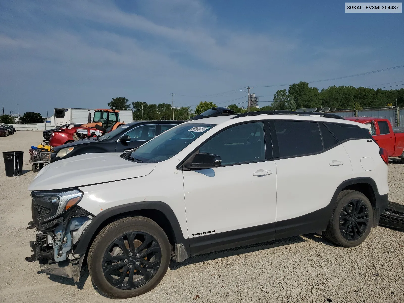 2021 GMC Terrain Sle VIN: 3GKALTEV3ML304437 Lot: 65552014