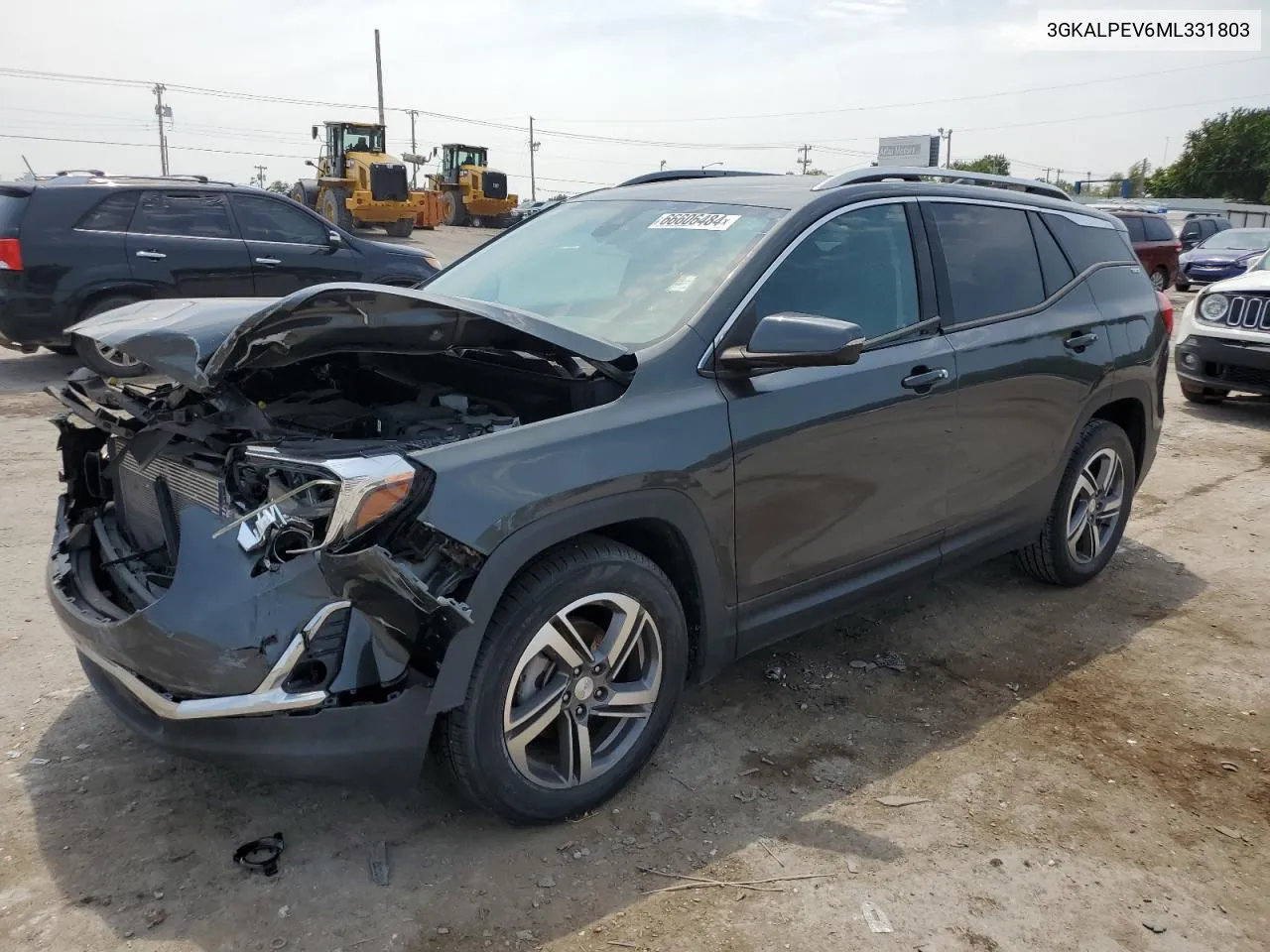 2021 GMC Terrain Slt VIN: 3GKALPEV6ML331803 Lot: 66606484