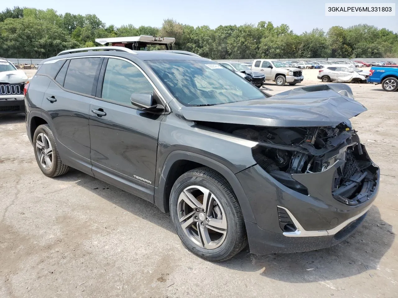 2021 GMC Terrain Slt VIN: 3GKALPEV6ML331803 Lot: 66606484