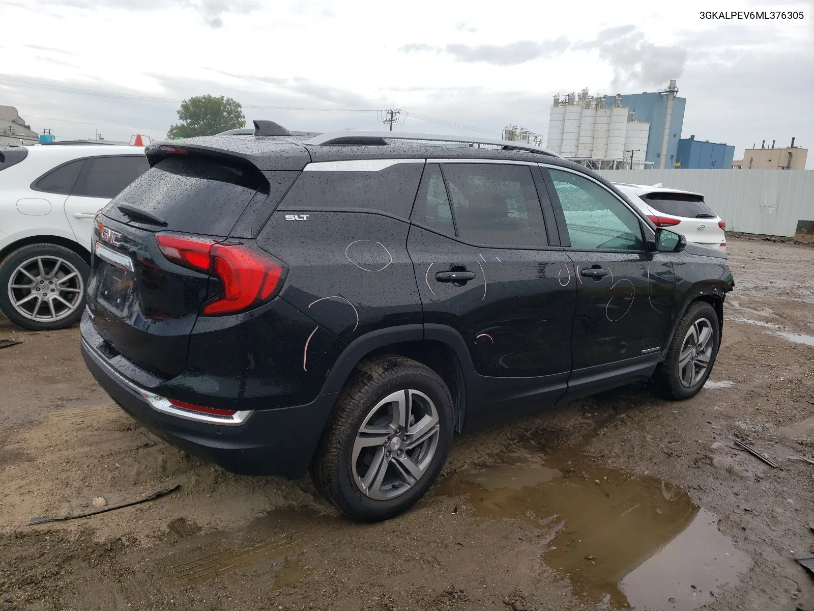 2021 GMC Terrain Slt VIN: 3GKALPEV6ML376305 Lot: 66891204