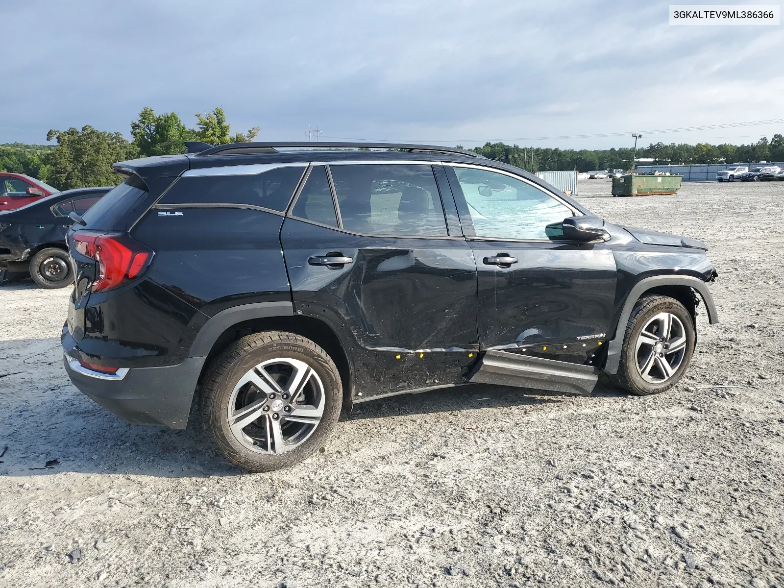 2021 GMC Terrain Sle VIN: 3GKALTEV9ML386366 Lot: 68223394