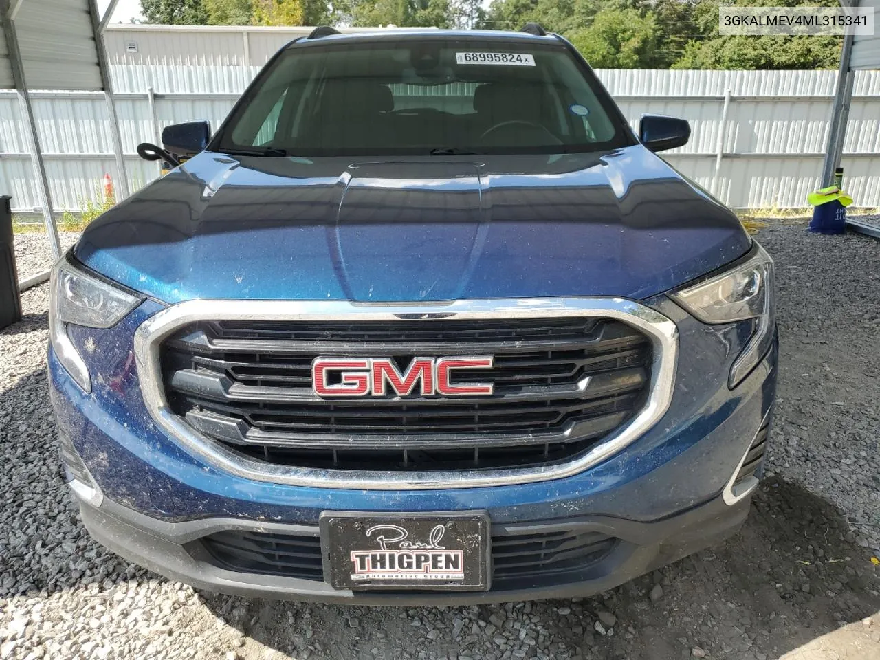 2021 GMC Terrain Sle VIN: 3GKALMEV4ML315341 Lot: 68995824