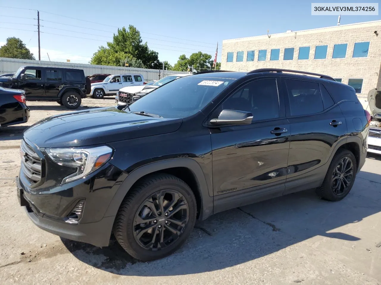 2021 GMC Terrain Slt VIN: 3GKALVEV3ML374256 Lot: 69022904