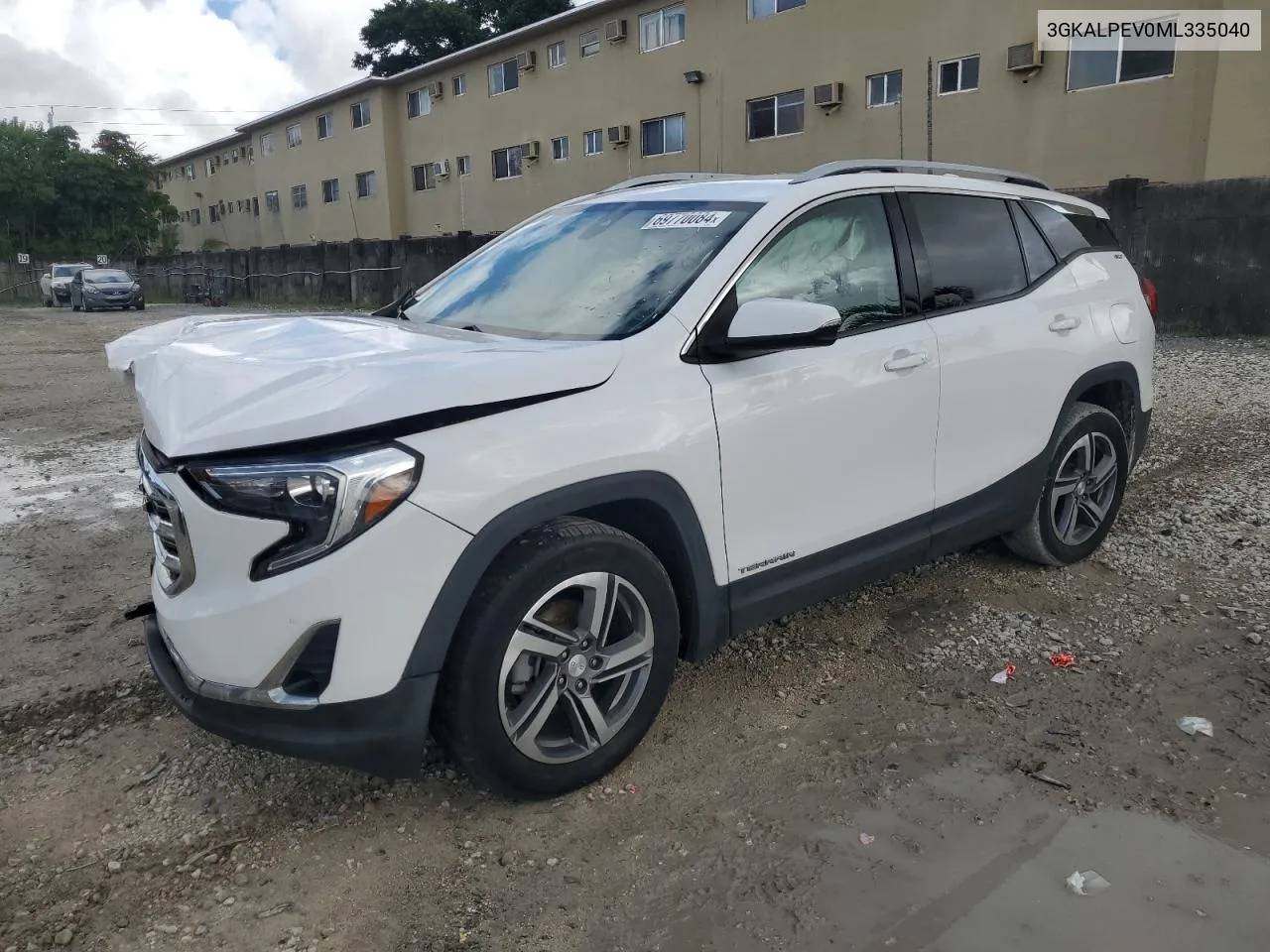 2021 GMC Terrain Slt VIN: 3GKALPEV0ML335040 Lot: 69770084