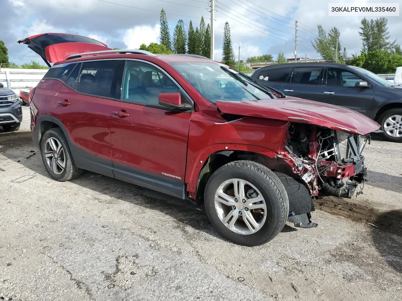 2021 GMC Terrain Slt VIN: 3GKALPEV0ML335460 Lot: 70183004