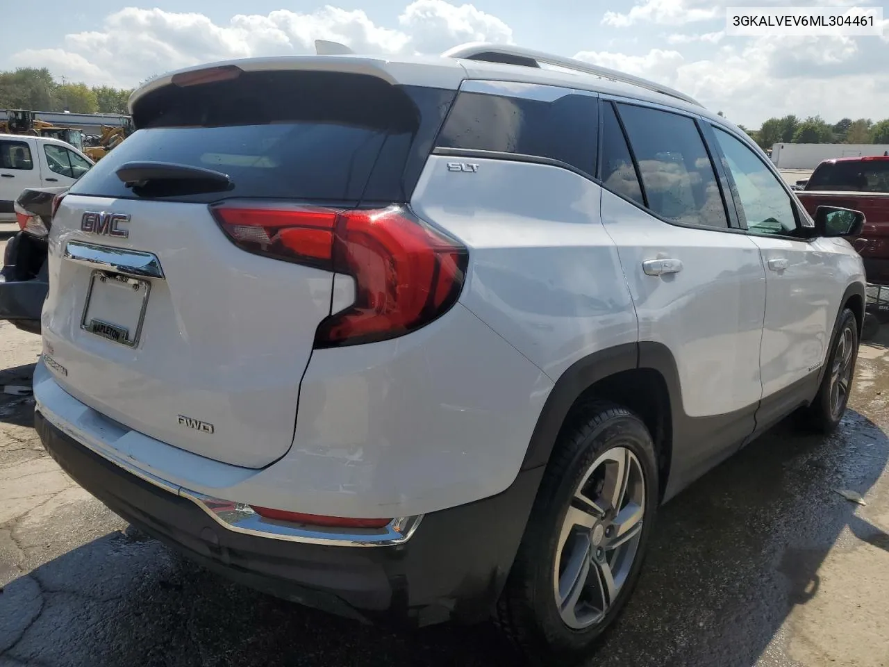 2021 GMC Terrain Slt VIN: 3GKALVEV6ML304461 Lot: 70596954