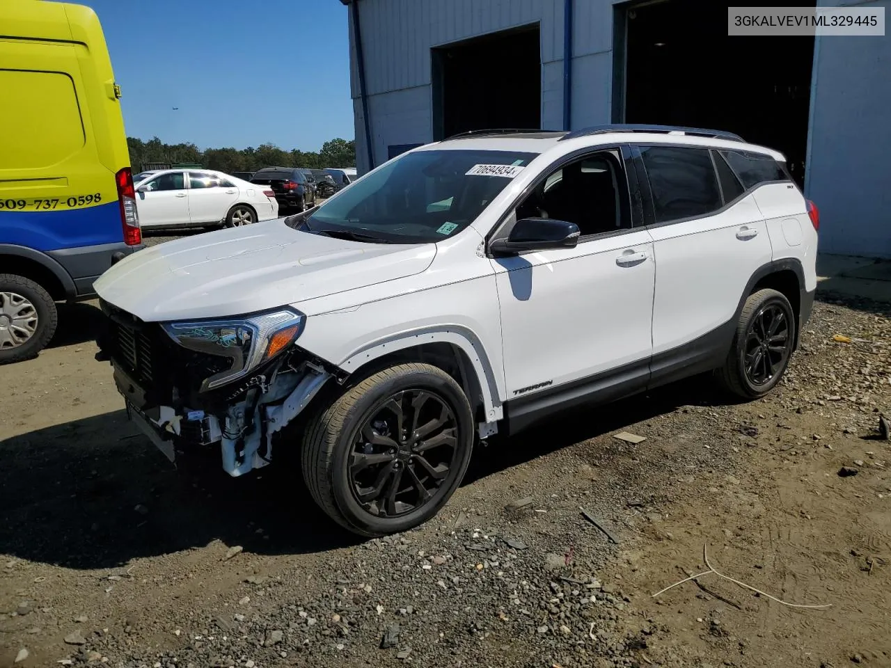 2021 GMC Terrain Slt VIN: 3GKALVEV1ML329445 Lot: 70694934