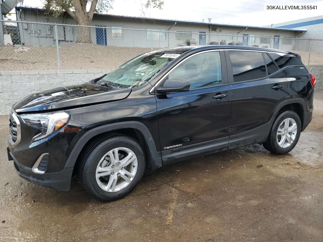 2021 GMC Terrain Sl VIN: 3GKALLEV0ML355541 Lot: 70876244