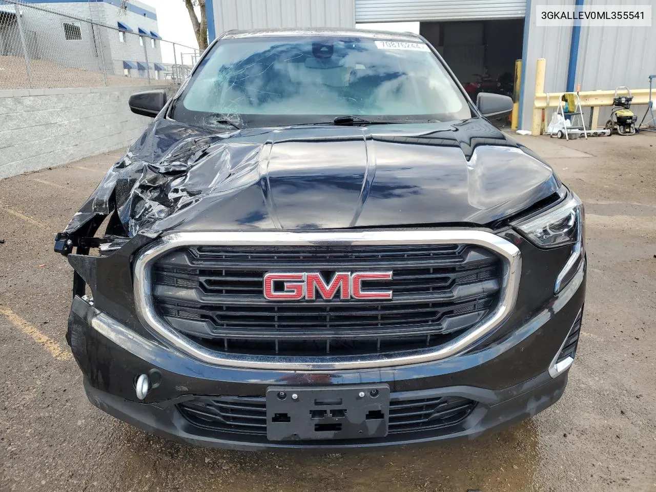 2021 GMC Terrain Sl VIN: 3GKALLEV0ML355541 Lot: 70876244