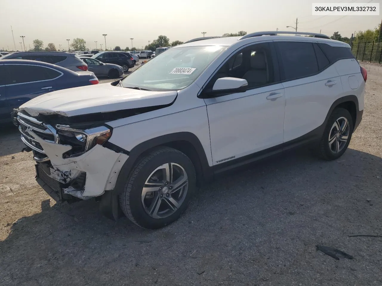 2021 GMC Terrain Slt VIN: 3GKALPEV3ML332732 Lot: 70883474