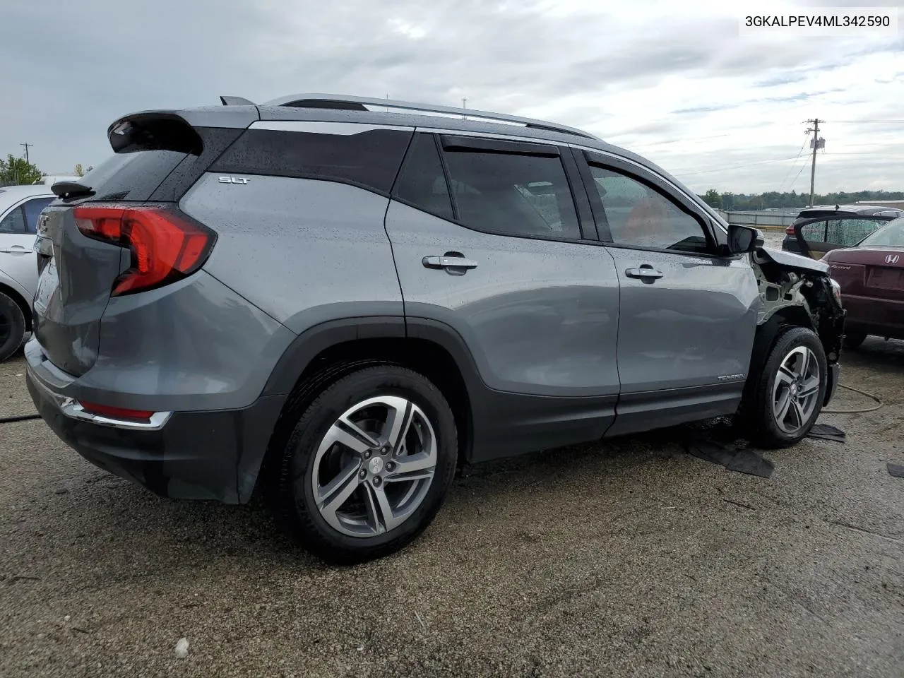 2021 GMC Terrain Slt VIN: 3GKALPEV4ML342590 Lot: 70986084