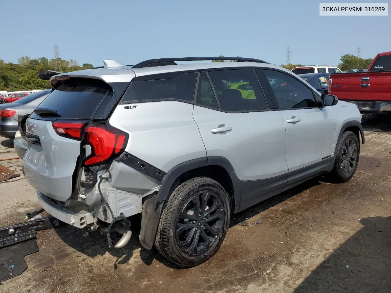 2021 GMC Terrain Slt VIN: 3GKALPEV9ML316289 Lot: 71201134