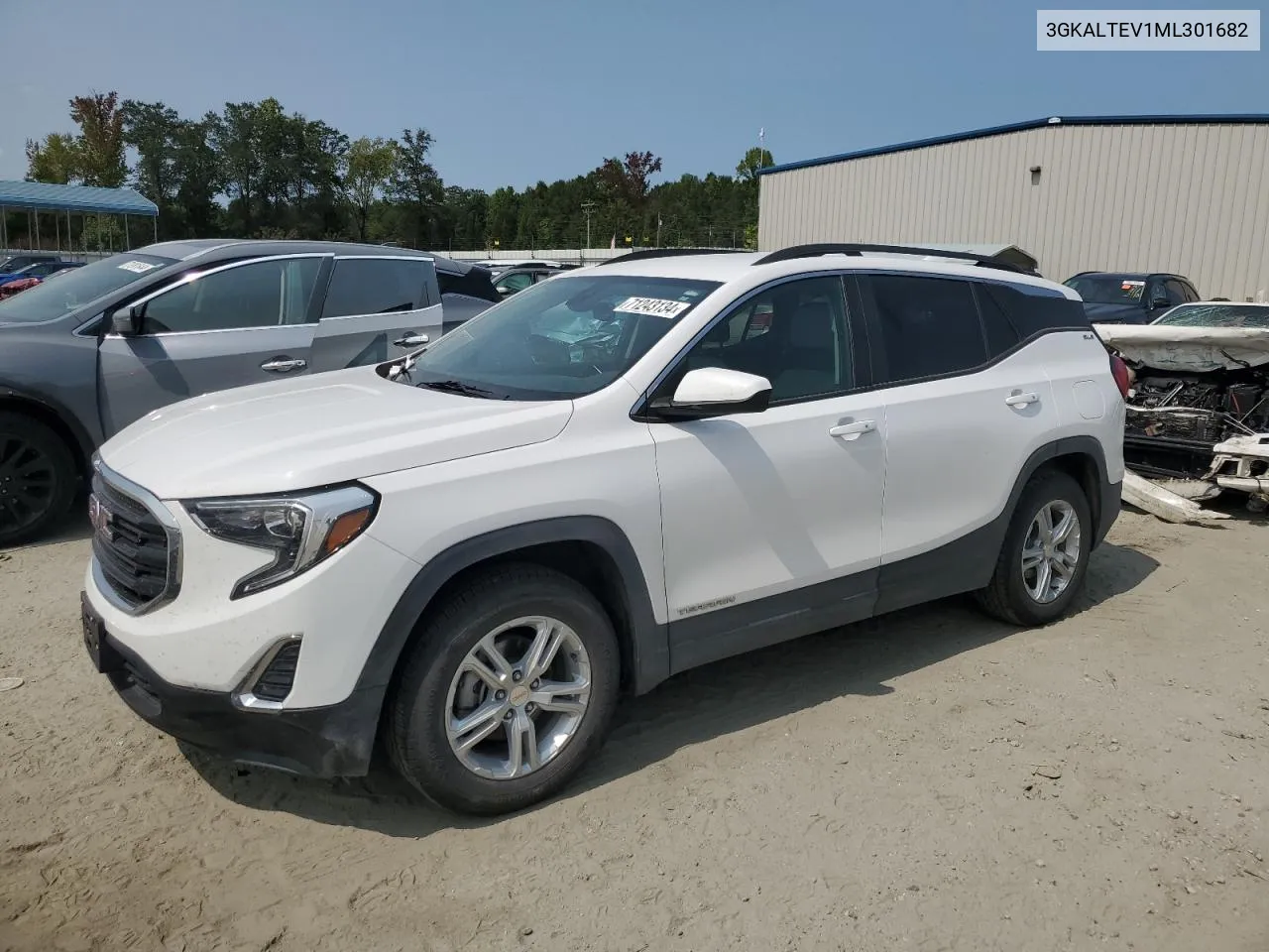 2021 GMC Terrain Sle VIN: 3GKALTEV1ML301682 Lot: 71243134