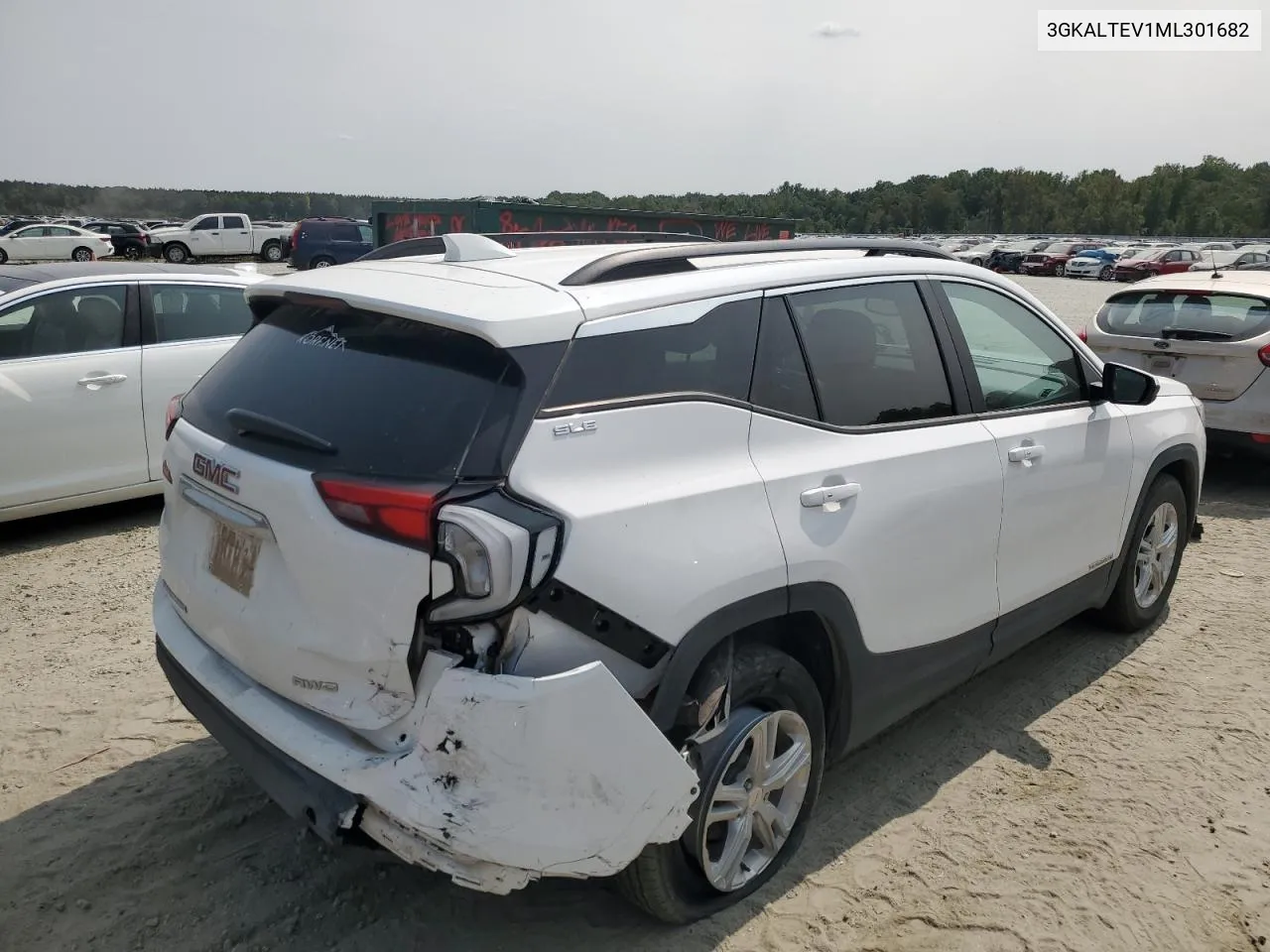 2021 GMC Terrain Sle VIN: 3GKALTEV1ML301682 Lot: 71243134