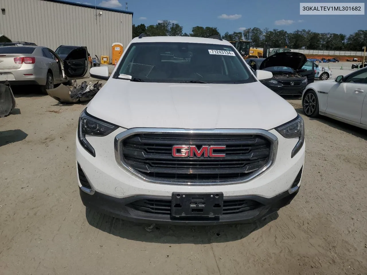 2021 GMC Terrain Sle VIN: 3GKALTEV1ML301682 Lot: 71243134