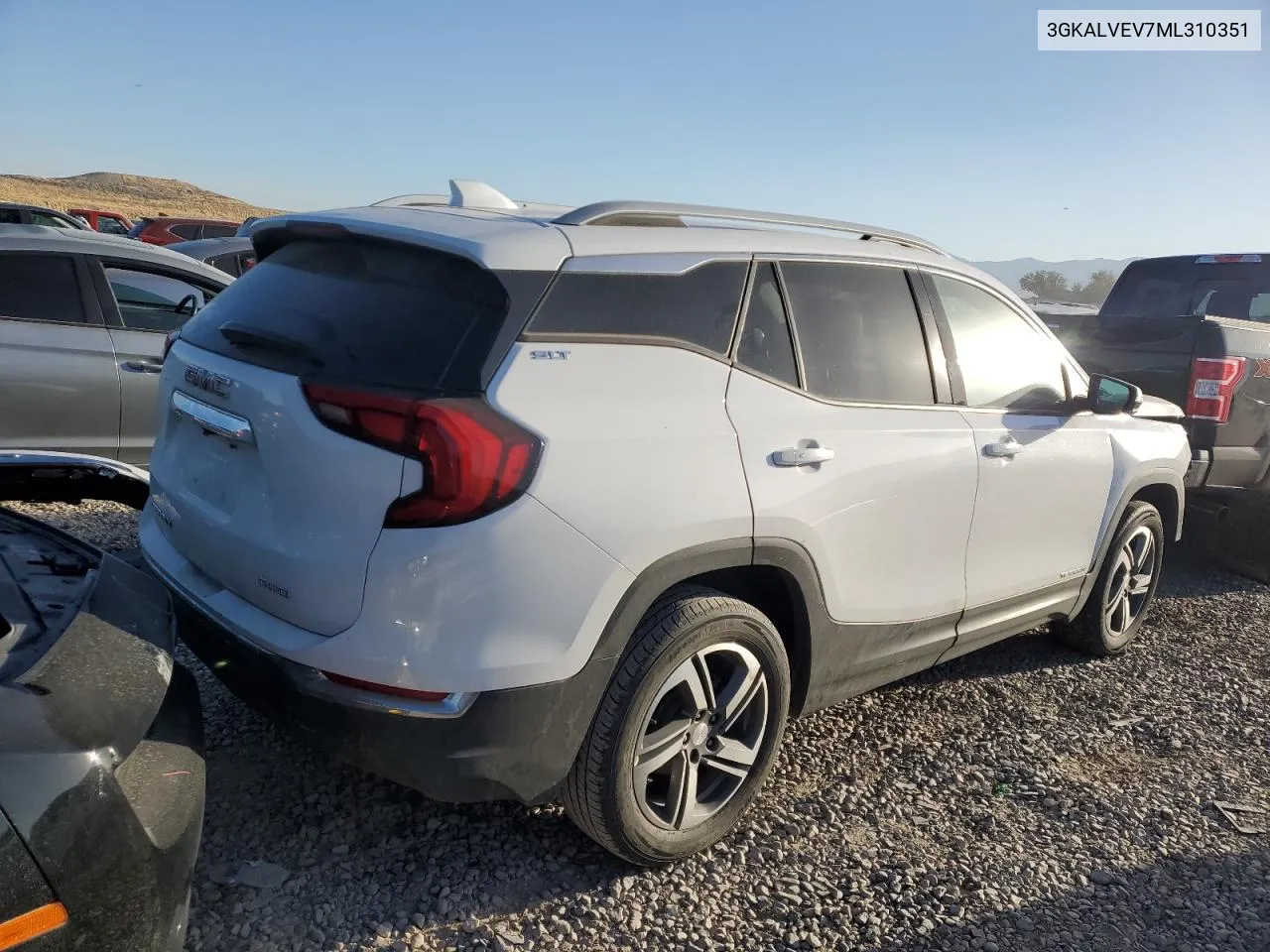 2021 GMC Terrain Slt VIN: 3GKALVEV7ML310351 Lot: 71389234