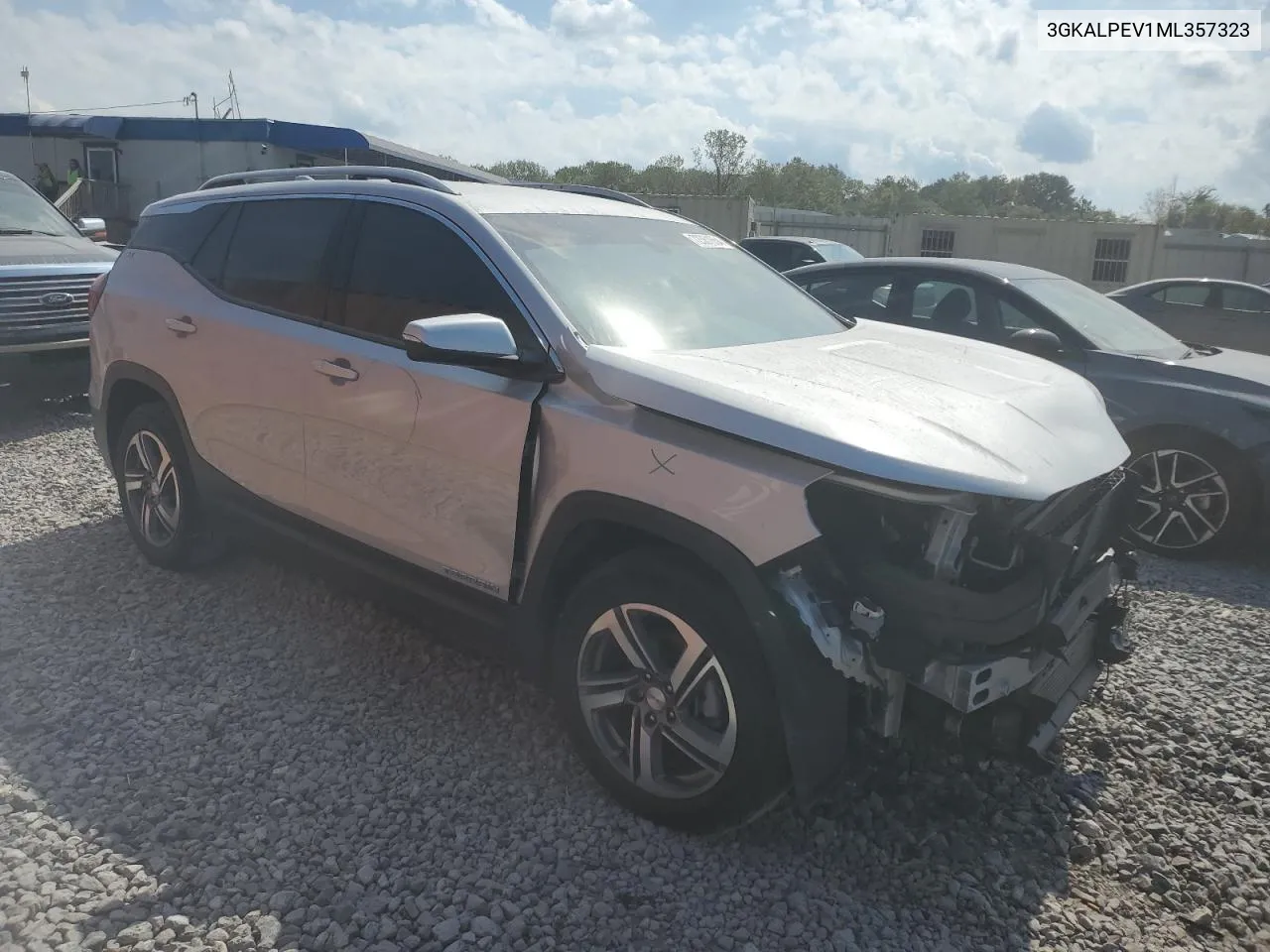 2021 GMC Terrain Slt VIN: 3GKALPEV1ML357323 Lot: 72361654