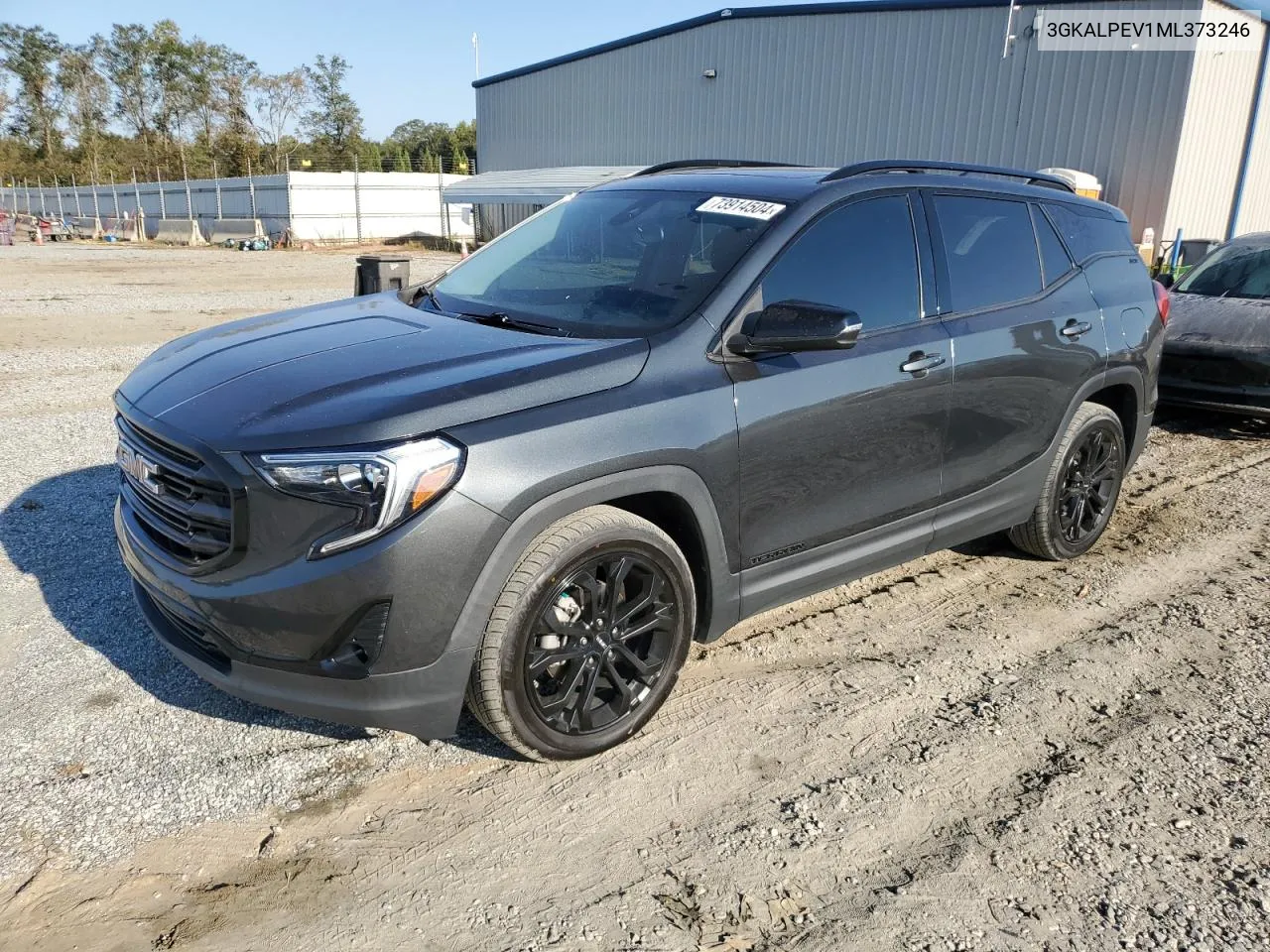 2021 GMC Terrain Slt VIN: 3GKALPEV1ML373246 Lot: 73914504