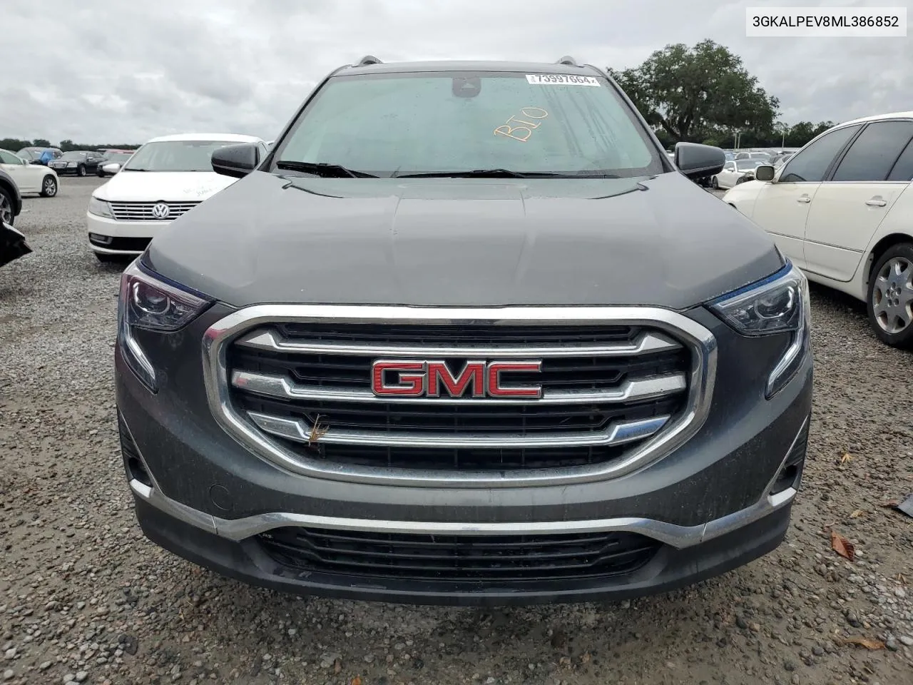 2021 GMC Terrain Slt VIN: 3GKALPEV8ML386852 Lot: 73997664