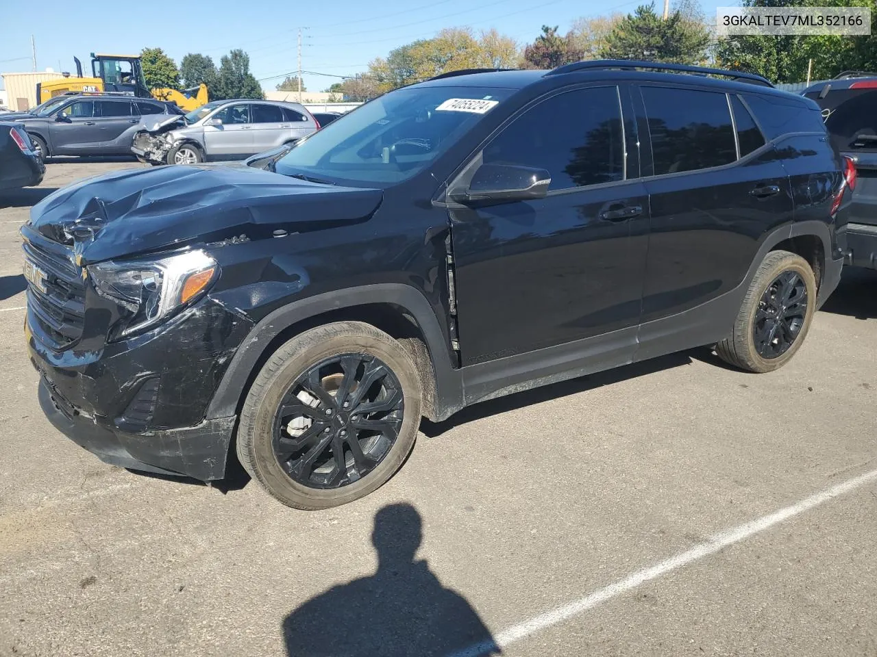 2021 GMC Terrain Sle VIN: 3GKALTEV7ML352166 Lot: 74055224