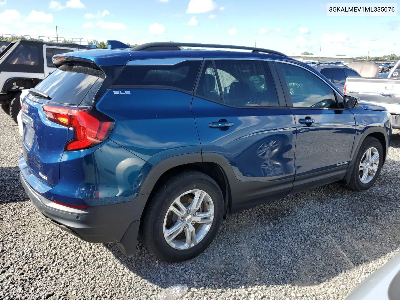 2021 GMC Terrain Sle VIN: 3GKALMEV1ML335076 Lot: 74098654