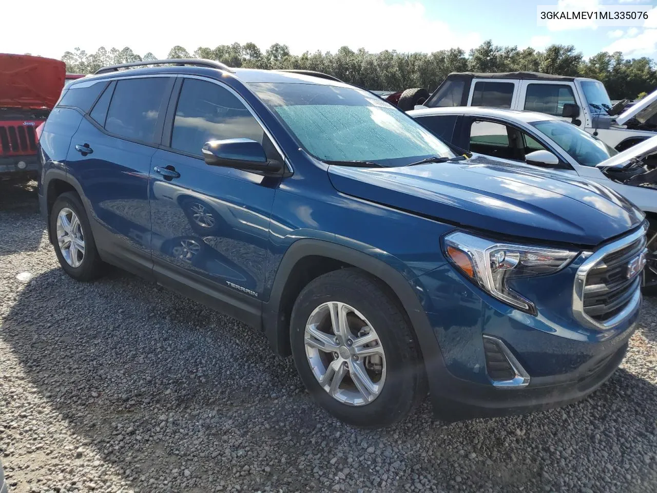 2021 GMC Terrain Sle VIN: 3GKALMEV1ML335076 Lot: 74098654