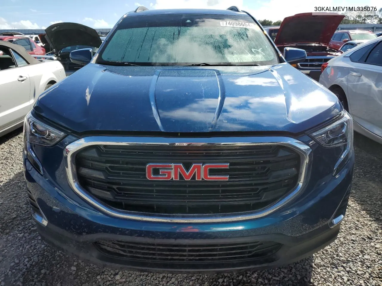 2021 GMC Terrain Sle VIN: 3GKALMEV1ML335076 Lot: 74098654