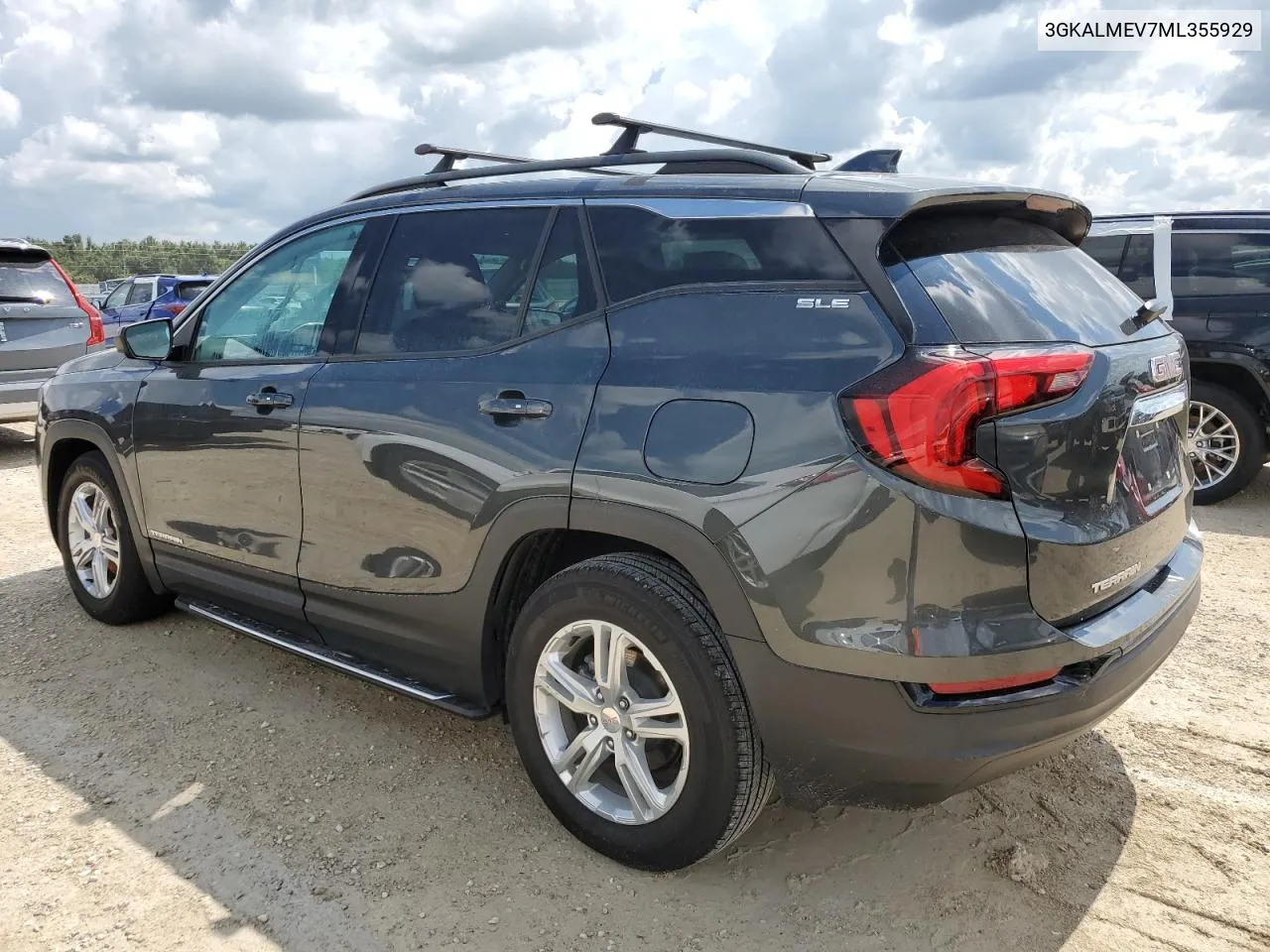 2021 GMC Terrain Sle VIN: 3GKALMEV7ML355929 Lot: 74246474