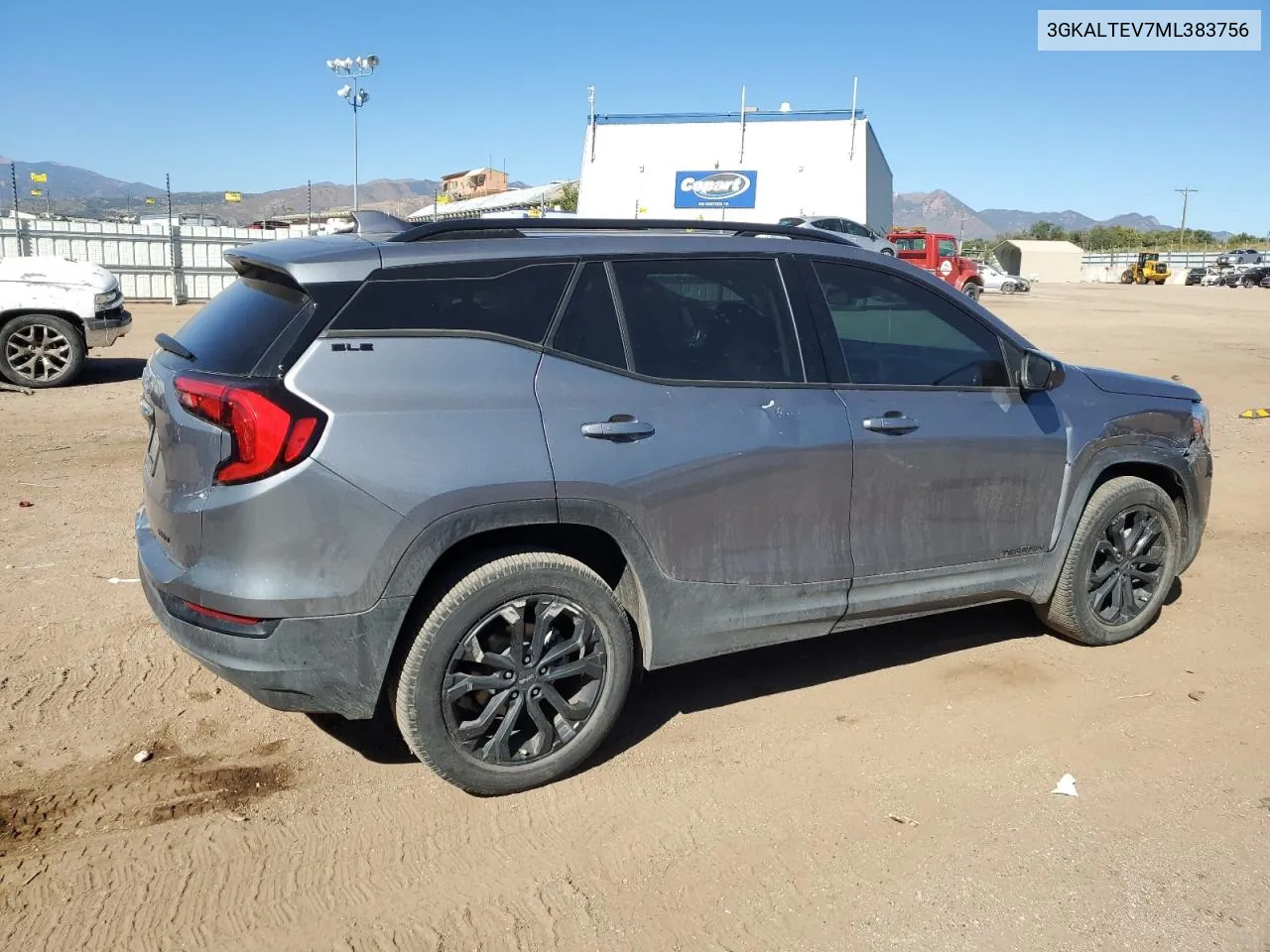 2021 GMC Terrain Sle VIN: 3GKALTEV7ML383756 Lot: 74371534