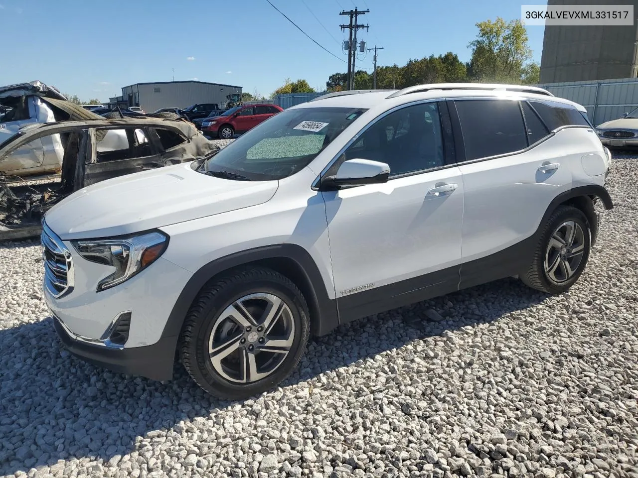 2021 GMC Terrain Slt VIN: 3GKALVEVXML331517 Lot: 74598554