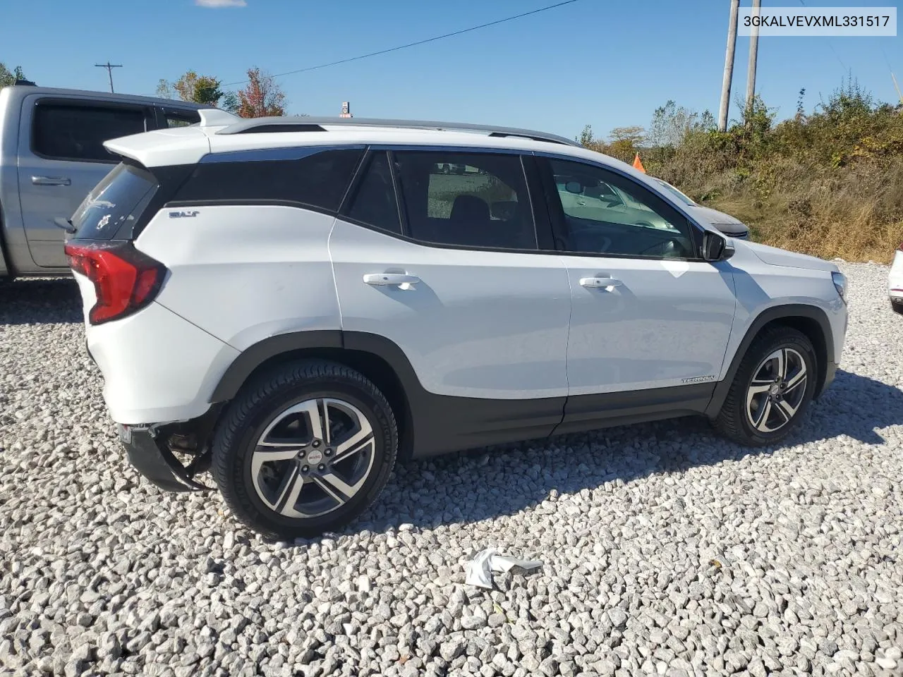 2021 GMC Terrain Slt VIN: 3GKALVEVXML331517 Lot: 74598554